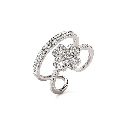 Miss Heart4Heart Silver 925 Double Ring-